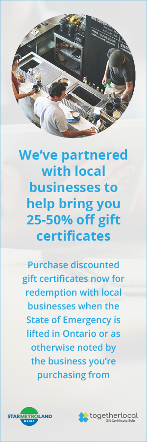 We've partnered with local businesses to bring you 25-50% off gift certificates